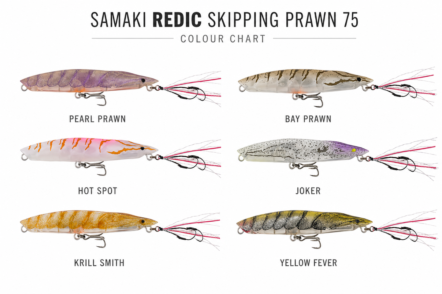 Redic Skipping Prawn 75mm