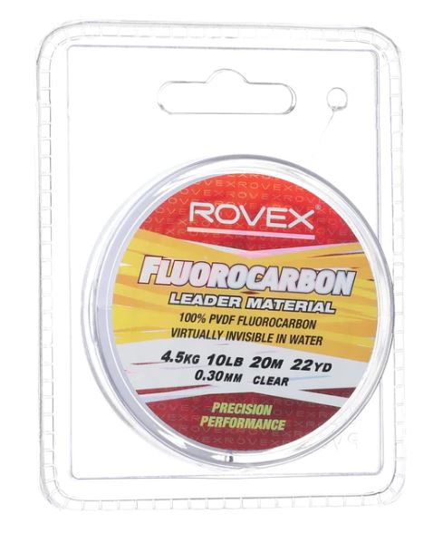 Rovex Fluorocarbon Leader Line 20m Clear