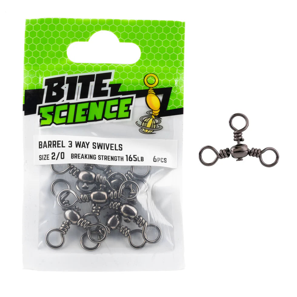 Bite Science 3-Way Barrel Swivels