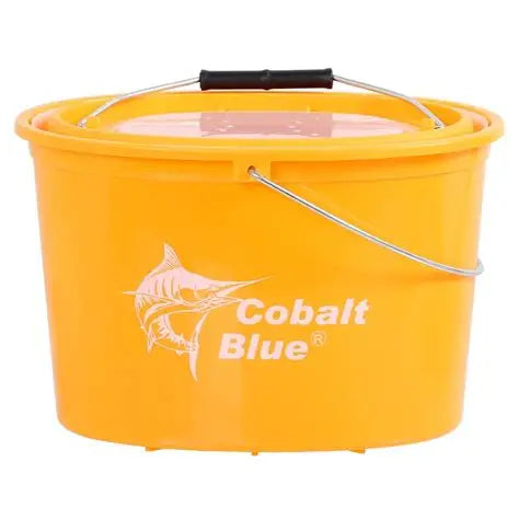 Cobalt Blue Live Bait & Burley Bucket (Without aerator)
