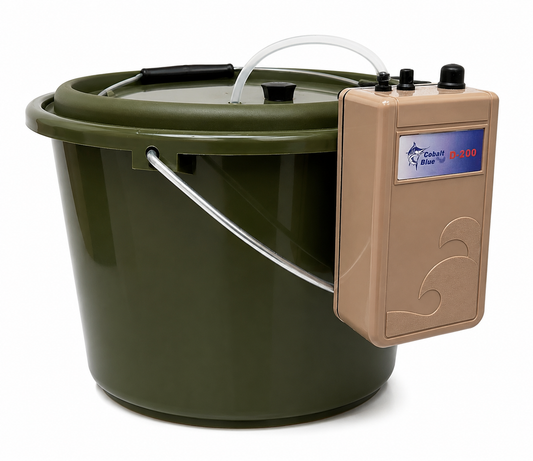 Cobalt Blue Live Bait with Aerator