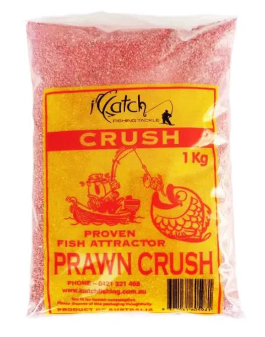 iCatch Burley Red Prawn Crush 1kg