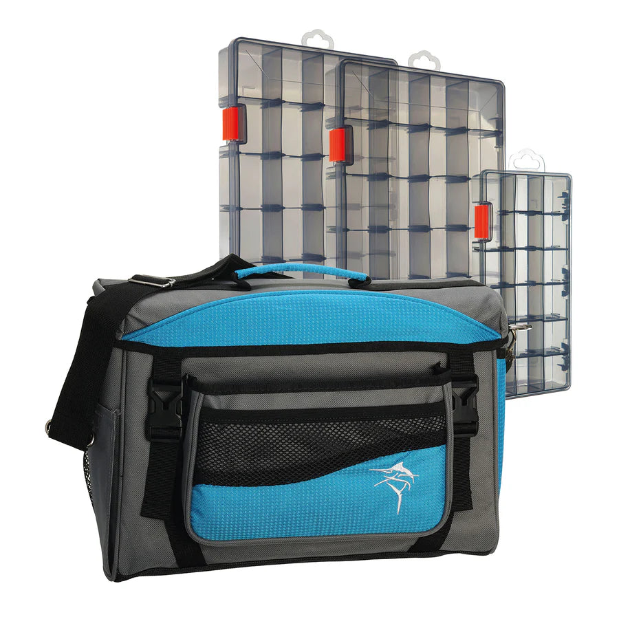Jarvis Walker Medium Lure Bag with 3 Lure Boxes