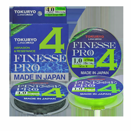 Tokuryo Line Lab Finesse Pro 4 Braid x4
